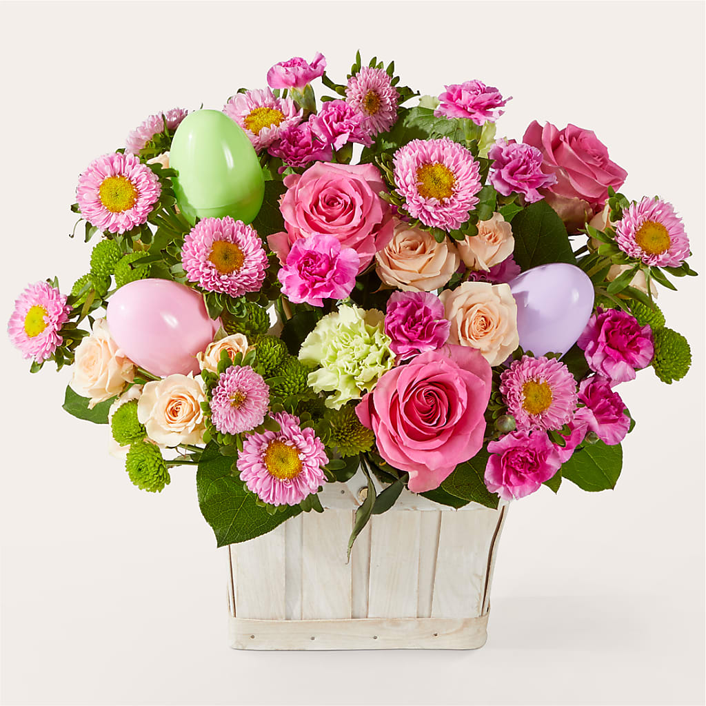 Get Eggcited Basket – WARD'S FLORIST AND GREENHOUSE, Beverly MA