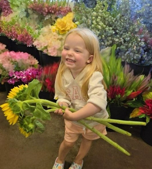 Flowers make people happy!