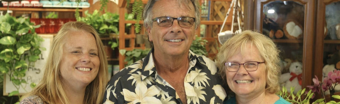 Kim, Greg and Debbie Ward