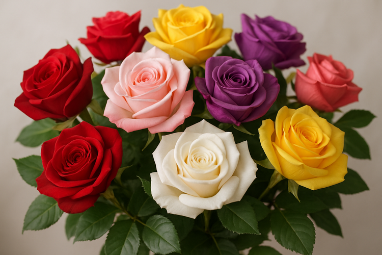 I Colored Roses Meaning of Rose Colors | Ward’s Florist Beverly MA | Same-Day Delivery ...