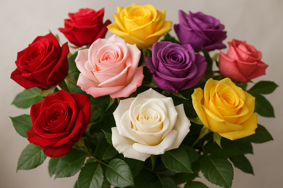 The Meaning of Different Colored Roses: Symbolism of Yellow, Pink, Red, White, Peach, Lavender & Orange Roses