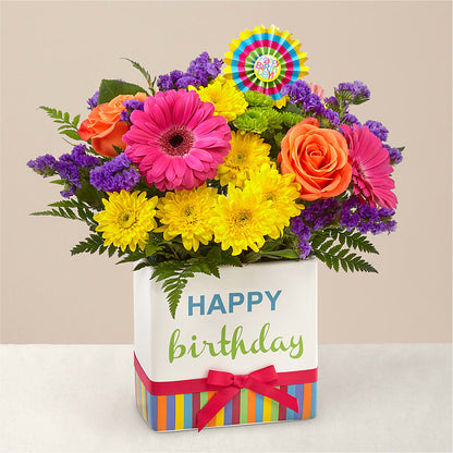 Birthday Brights Bouquet – WARD'S FLORIST AND GREENHOUSE, Beverly MA