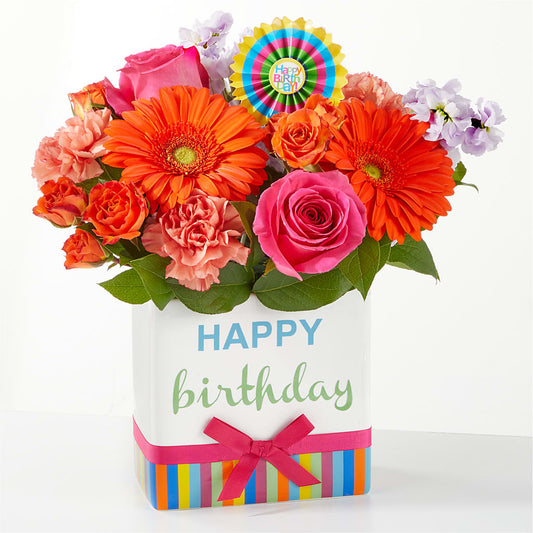 Birthday Surprise Bouquet – WARD'S FLORIST AND GREENHOUSE, Beverly MA