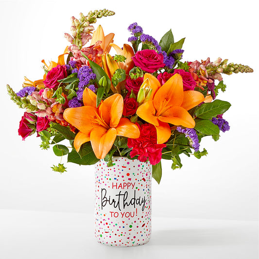Birthday Palooza Bouquet – WARD'S FLORIST AND GREENHOUSE, Beverly MA