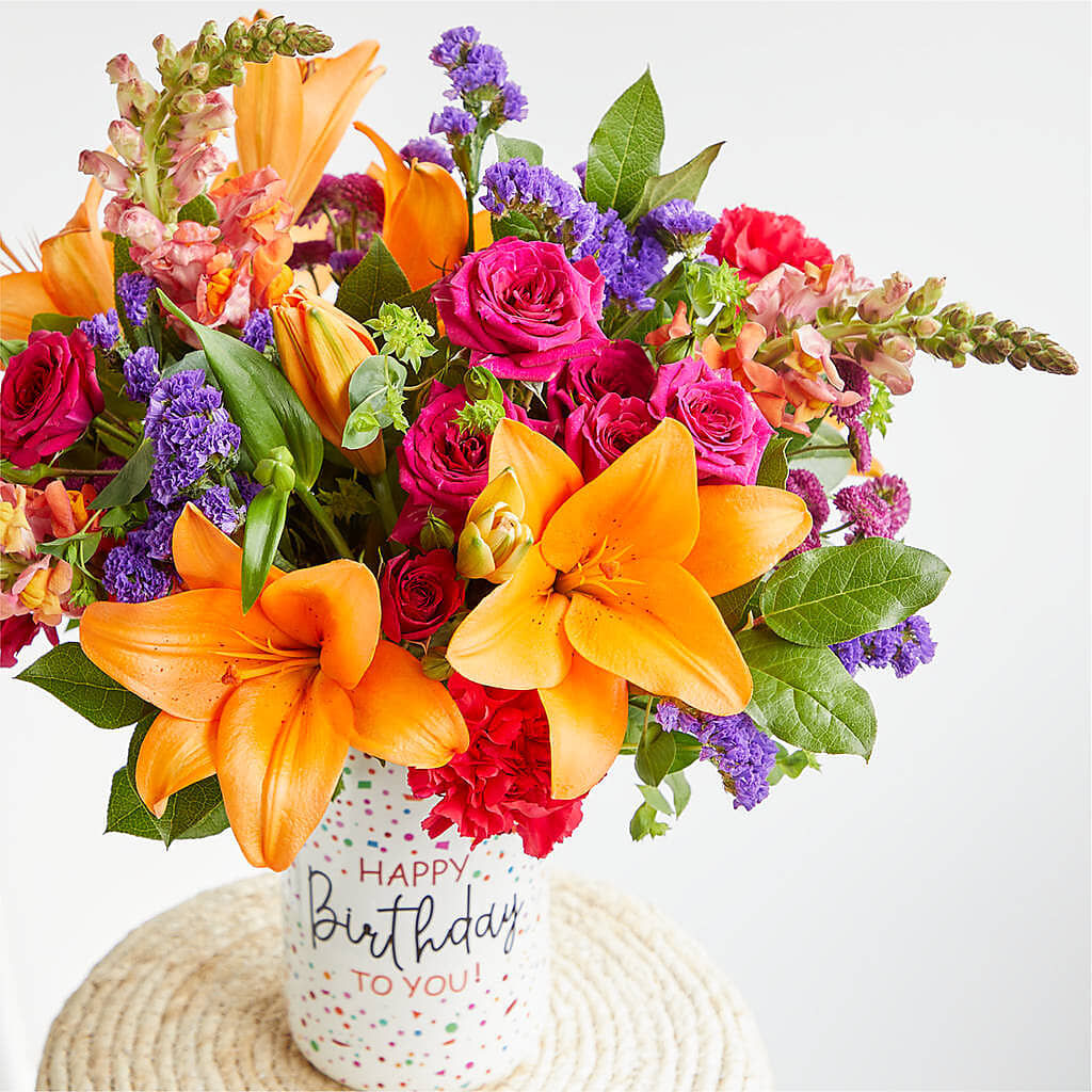 Birthday Palooza Bouquet – WARD'S FLORIST AND GREENHOUSE, Beverly MA