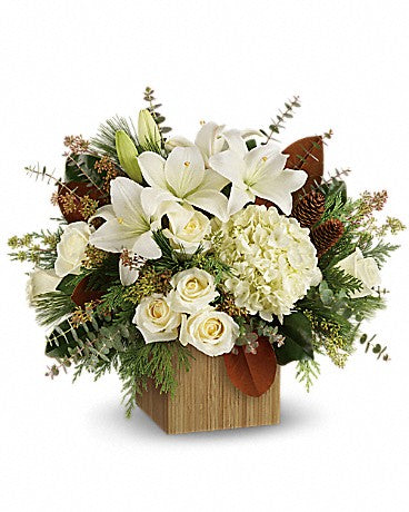 Snowy Woods Winter Arrangement