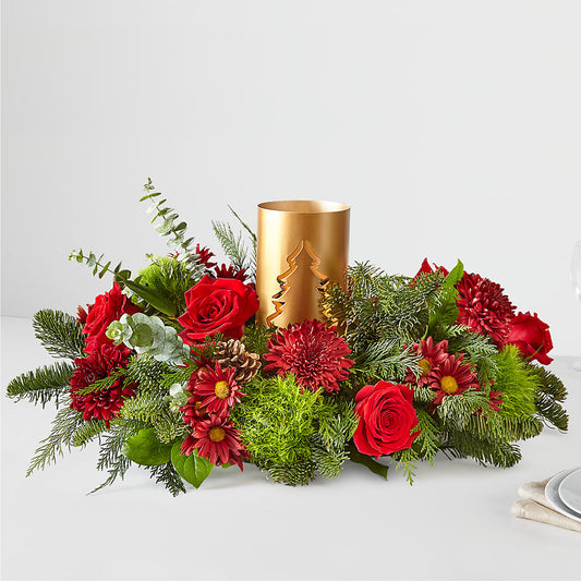 Toast the Season Centerpiece – WARD'S FLORIST AND GREENHOUSE, Beverly MA