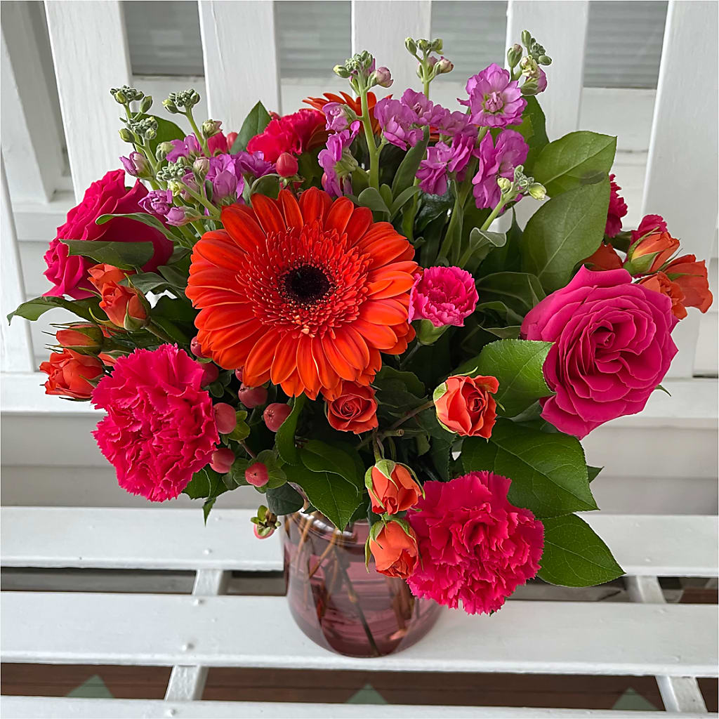 Fiesta Bouquet – WARD'S FLORIST AND GREENHOUSE, Beverly MA