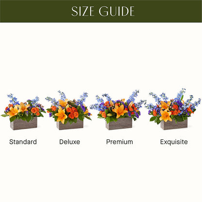 Radiant Citrus Box Bouquet – WARD'S FLORIST AND GREENHOUSE, Beverly MA
