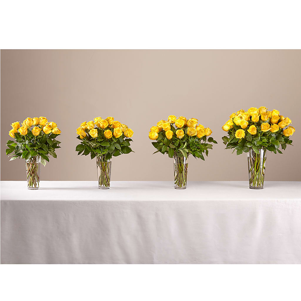 Long Stem Yellow Rose Bouquet – WARD'S FLORIST AND GREENHOUSE, Beverly MA