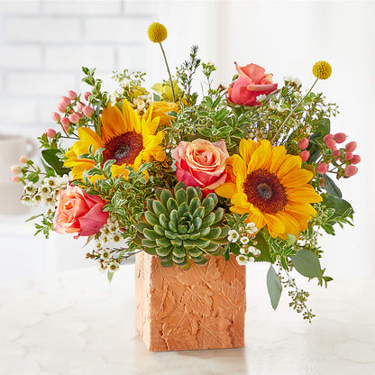 Sunflower Season Bouquet – WARD'S FLORIST AND GREENHOUSE, Beverly MA