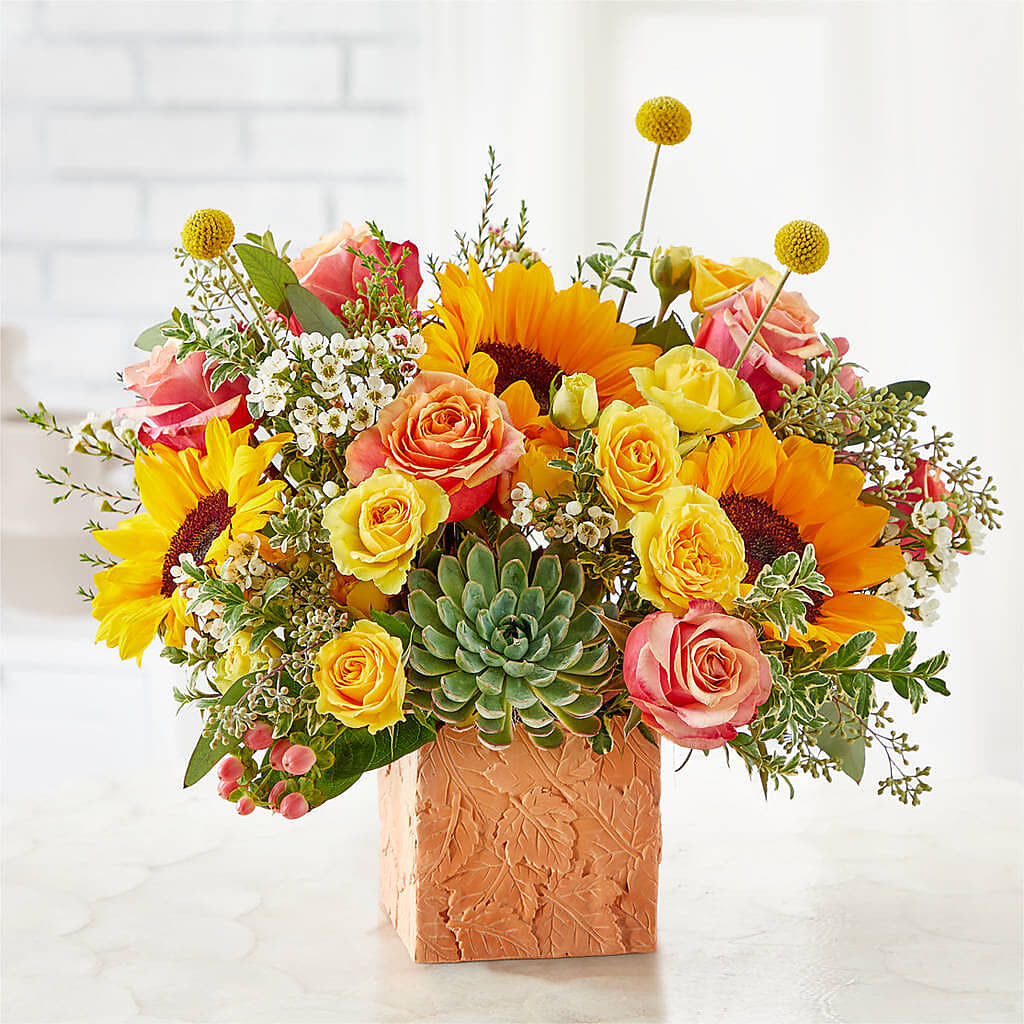 Sunflower Season Bouquet – WARD'S FLORIST AND GREENHOUSE, Beverly MA