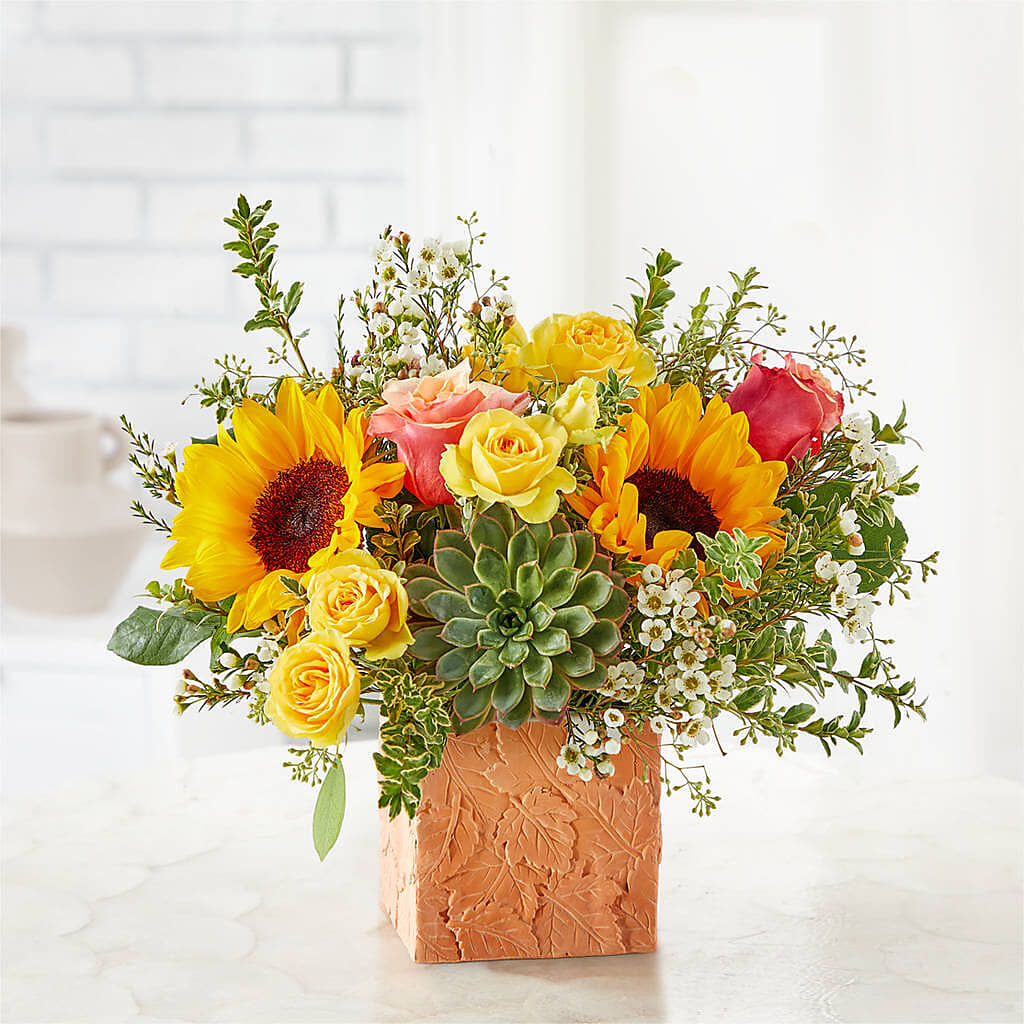 Sunflower Season Bouquet – WARD'S FLORIST AND GREENHOUSE, Beverly MA