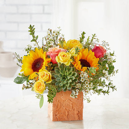 Sunflower Season Bouquet – WARD'S FLORIST AND GREENHOUSE, Beverly MA