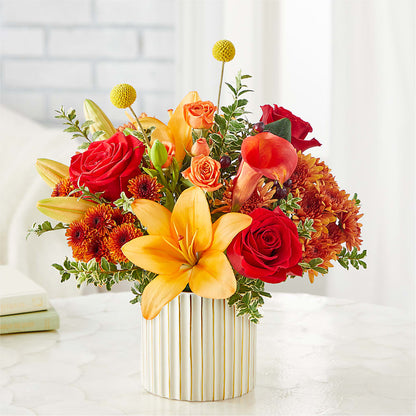 Scarlet Skies Bouquet – WARD'S FLORIST AND GREENHOUSE, Beverly MA