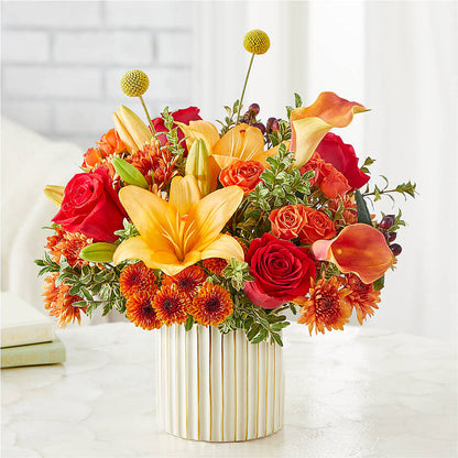 Scarlet Skies Bouquet – WARD'S FLORIST AND GREENHOUSE, Beverly MA