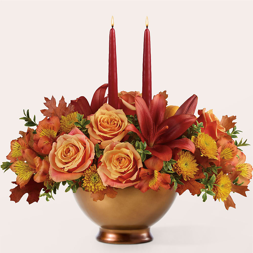 Harvest Table Centerpiece – WARD'S FLORIST AND GREENHOUSE, Beverly MA