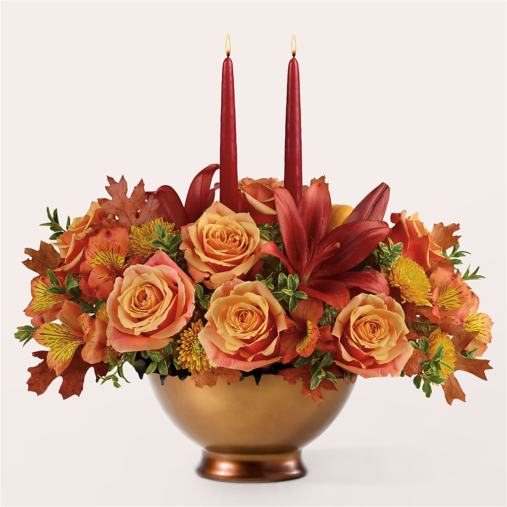 Harvest Table Centerpiece – WARD'S FLORIST AND GREENHOUSE, Beverly MA