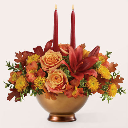 Harvest Table Centerpiece – WARD'S FLORIST AND GREENHOUSE, Beverly MA