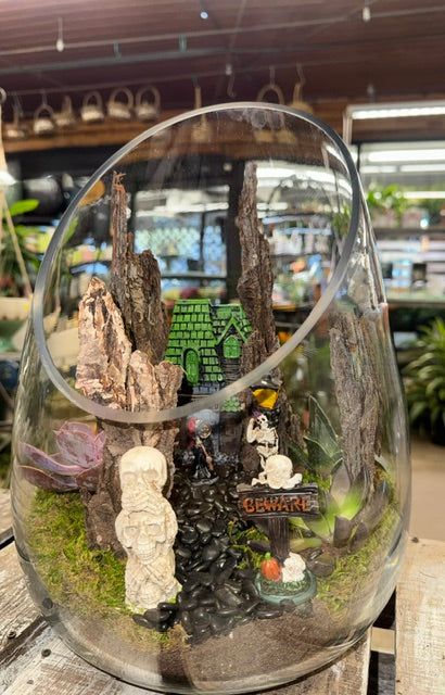 Haunted Hollow Fairy Garden   – WARD'S FLORIST AND GREENHOUSE, Beverly MA
