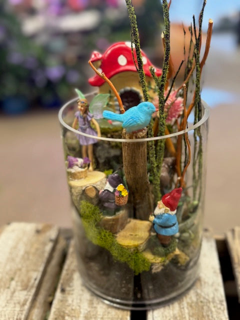 Storybook Succulent Fairy Terrarium