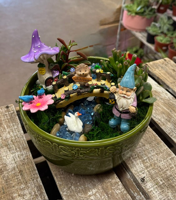 The Gnome's Enchanted Crossing – WARD'S FLORIST AND GREENHOUSE, Beverly MA