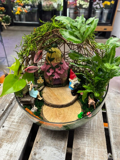 Woodland Fairy Cottage Grapevine Garden – WARD'S FLORIST AND GREENHOUSE, Beverly MA