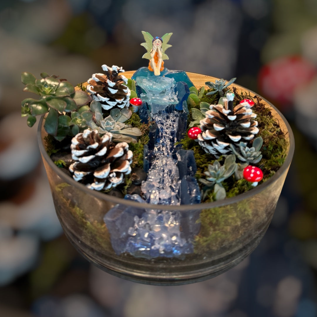 Frozen Cascade Fairy Garden