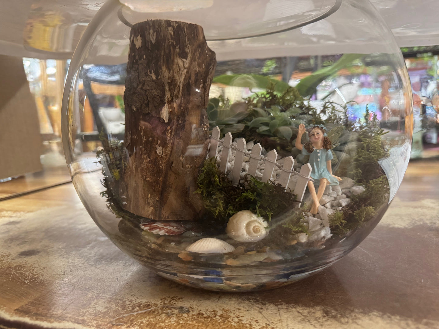 Seaside Welcome Fairy Garden