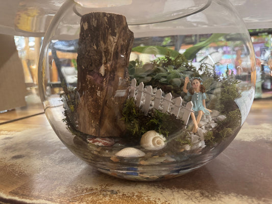 Seaside Welcome Fairy Garden