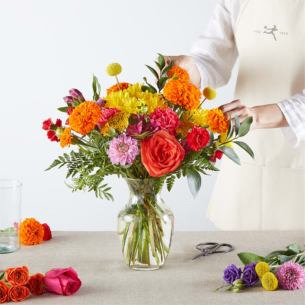 Feast of Color – A Florist Original – WARD'S FLORIST AND GREENHOUSE, Beverly MA
