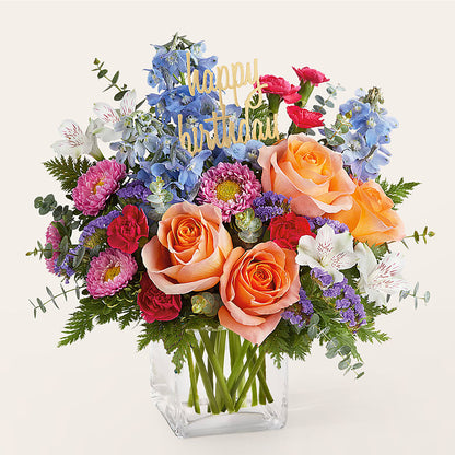Birthday Bash Bouquet – WARD'S FLORIST AND GREENHOUSE, Beverly MA