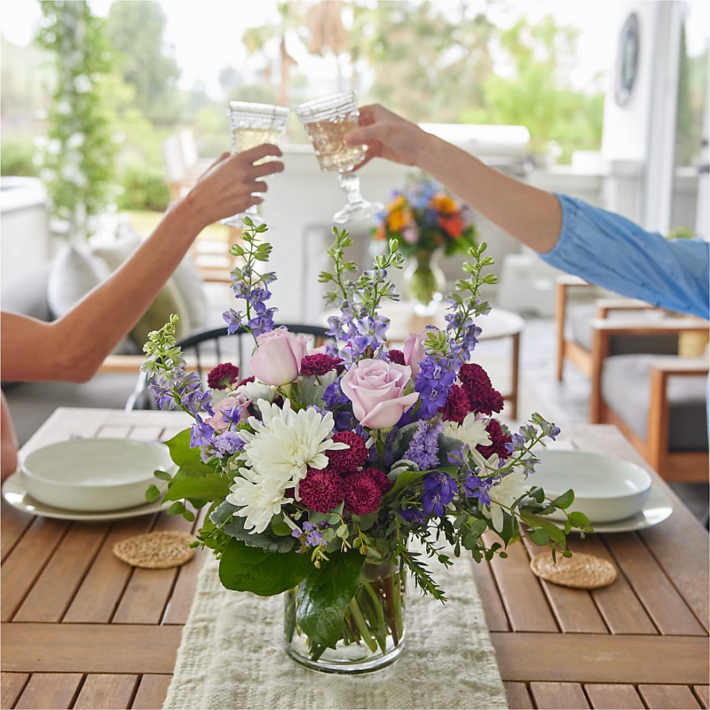 Violet Frost Bouquet – WARD'S FLORIST AND GREENHOUSE, Beverly MA