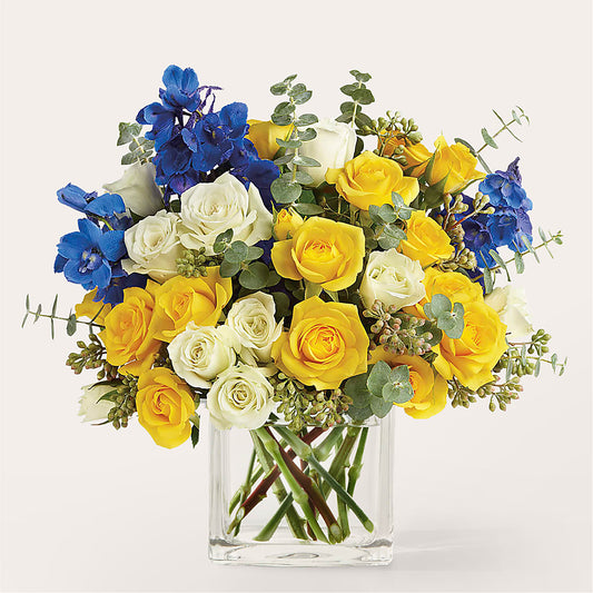 Sparkling Citrine Bouquet – WARD'S FLORIST AND GREENHOUSE, Beverly MA