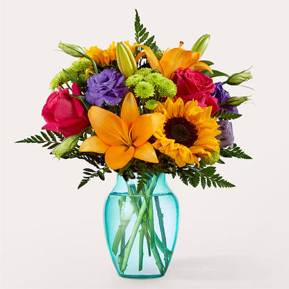 Double Rainbow Bouquet – WARD'S FLORIST AND GREENHOUSE, Beverly MA