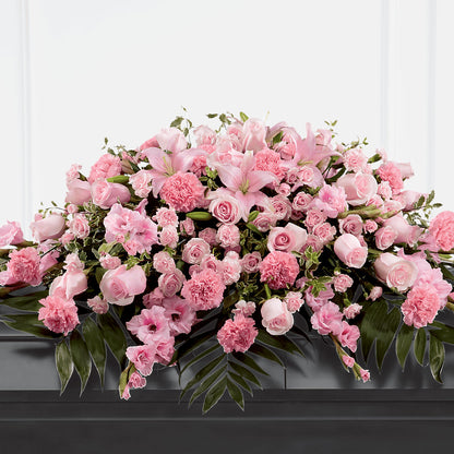 Garden of Comfort Casket Spray (Standard) – WARD'S FLORIST AND GREENHOUSE, Beverly MA