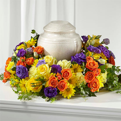 Blossoms of Remembrance Cremation Adornment – WARD'S FLORIST AND GREENHOUSE, Beverly MA