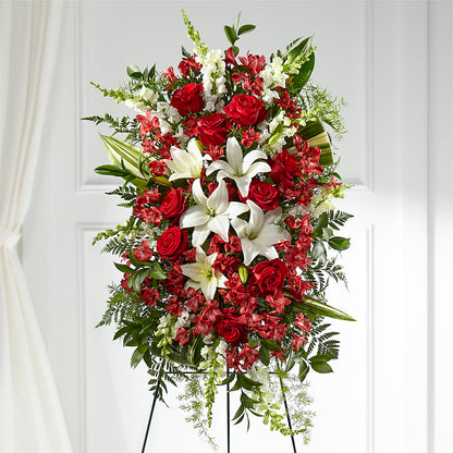 Everlasting Memory Standing Spray – WARD'S FLORIST AND GREENHOUSE, Beverly MA