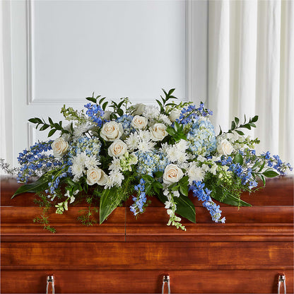 Timeless Essence Casket Spray – WARD'S FLORIST AND GREENHOUSE, Beverly MA