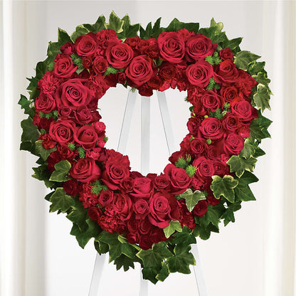 Wholehearted Standing Spray – WARD'S FLORIST AND GREENHOUSE, Beverly MA