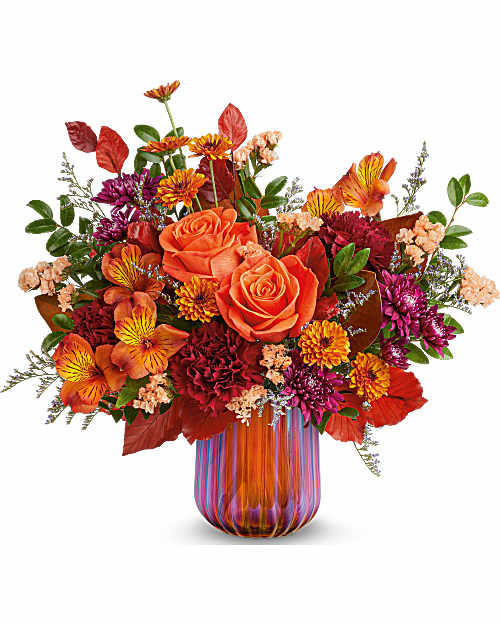 Amber Glow Arrangement – WARD'S FLORIST AND GREENHOUSE, Beverly MA