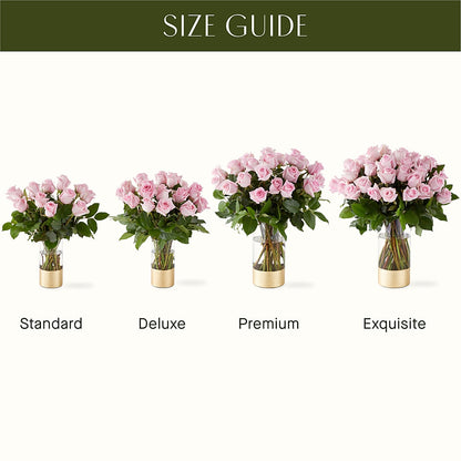 Picture Perfect Pink Rose Bouquet – WARD'S FLORIST AND GREENHOUSE, Beverly MA