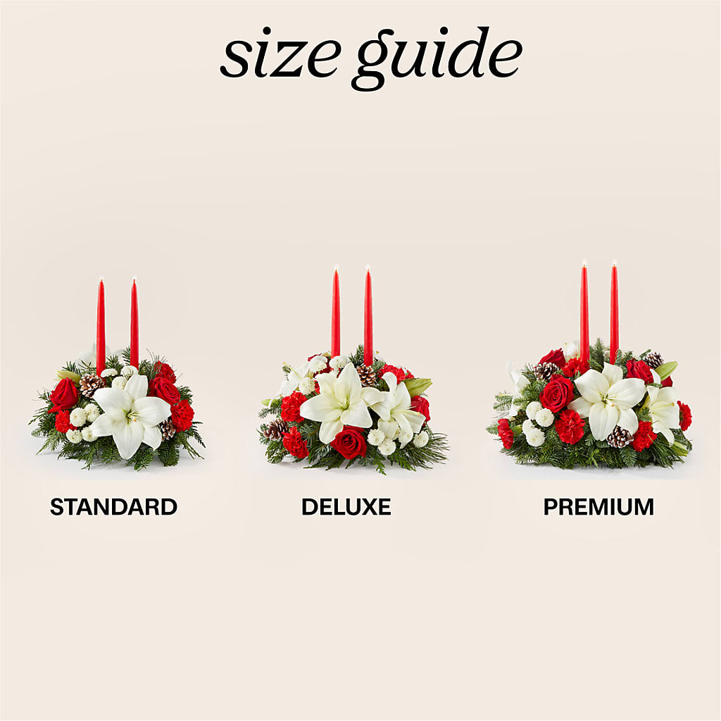 Seasonal Festivities Centerpiece – WARD'S FLORIST AND GREENHOUSE, Beverly MA