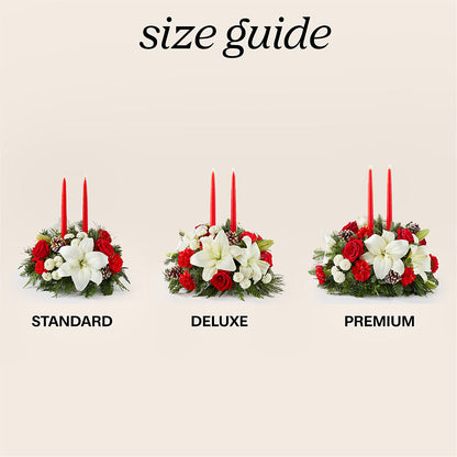 Seasonal Festivities Centerpiece – WARD'S FLORIST AND GREENHOUSE, Beverly MA