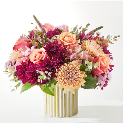 Berry Cobbler Bouquet with Ivory Vase – WARD'S FLORIST AND GREENHOUSE, Beverly MA