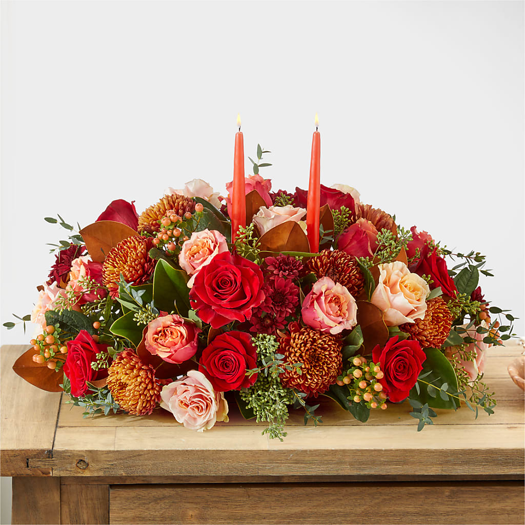 Gather Near Centerpiece – WARD'S FLORIST AND GREENHOUSE, Beverly MA