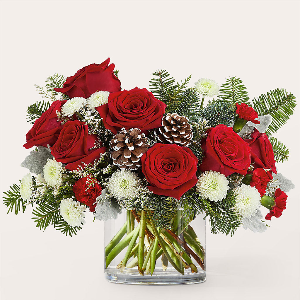 Yule Cheer Bouquet – WARD'S FLORIST AND GREENHOUSE, Beverly MA