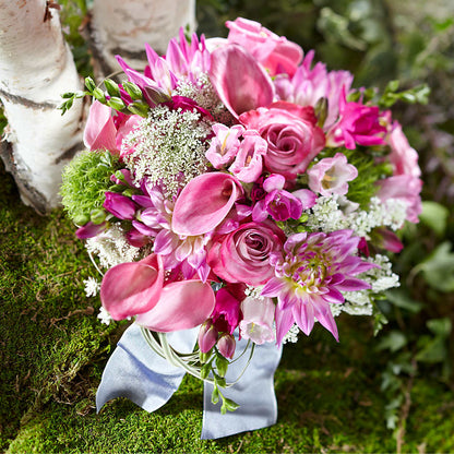 Pink Profusion Bouquet – WARD'S FLORIST AND GREENHOUSE, Beverly MA