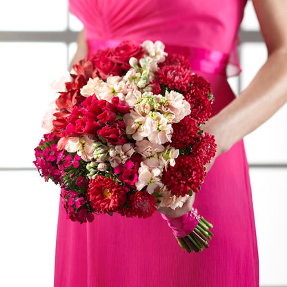 Pink Effervescence Bouquet – WARD'S FLORIST AND GREENHOUSE, Beverly MA
