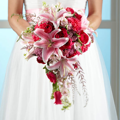 Lily & Rose Bouquet – WARD'S FLORIST AND GREENHOUSE, Beverly MA